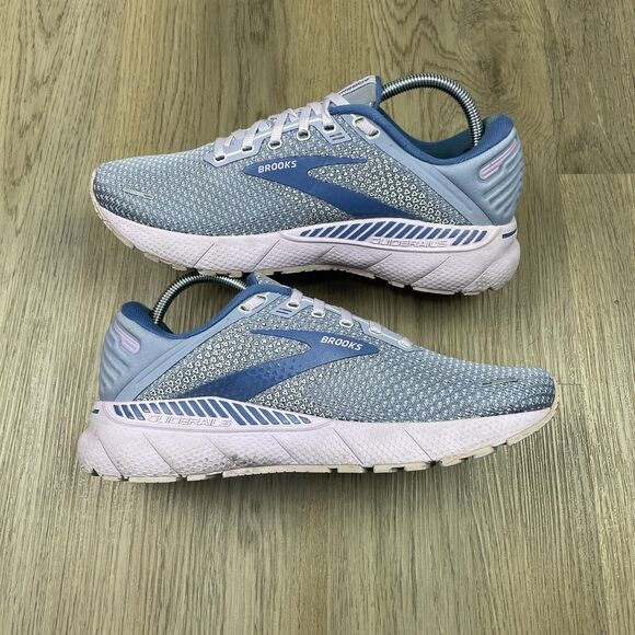 Brooks Adrenaline GTS 22 Shoes Womens Size 10 Blue Gray Running Cushion - Picture 7 of 10